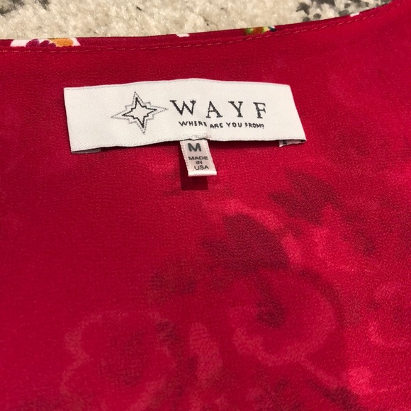 Pink Floral WAYF Dress - Picture 4 of 5